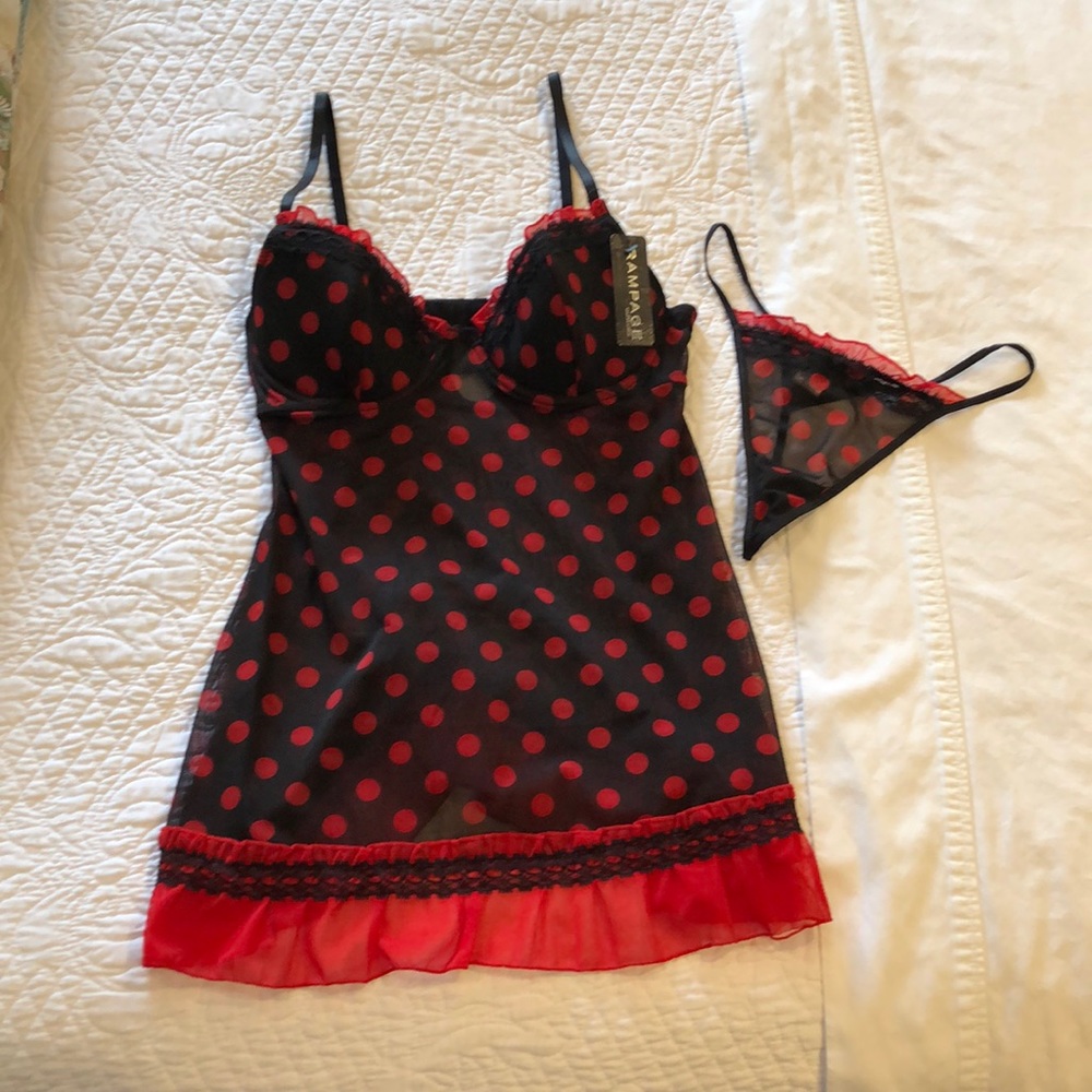 Rampage Lingerie Nighty Set ❤️🖤 Valentine’s